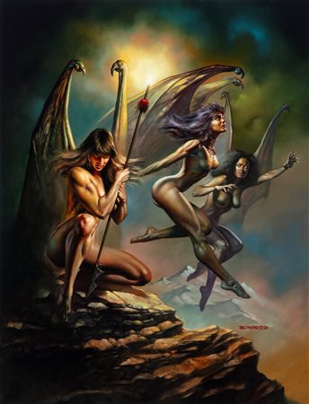 Boris Vallejo - The Furies, 1991