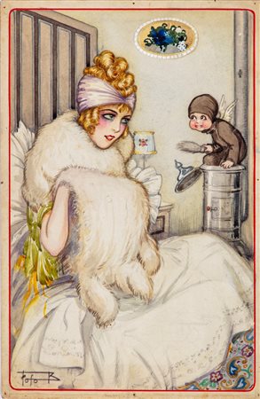 Adolfo Busi - Amorino spazzacamino, 10s