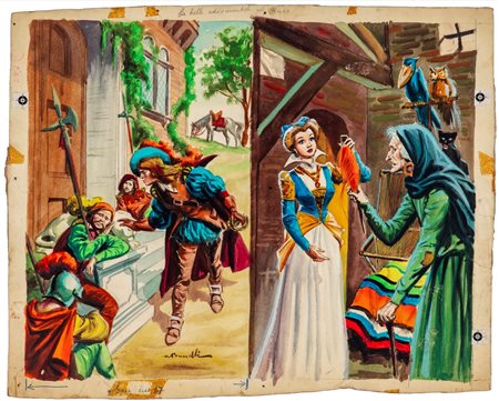 Guido Buzzelli - La bella addormentata nel bosco, 1955