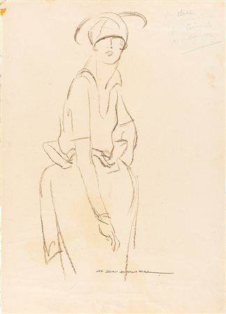 Marcello Dudovich (Trieste 1878 - Milano 1962)  - La Rinascente - Modello primaverile, 1919