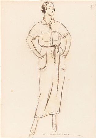 Marcello Dudovich (Trieste 1878 - Milano 1962)  - La Rinascente - Modello sportivo, 1919