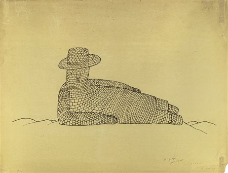 Jean-Michel Folon - Le rêve de pierre (The stone dream), 1970
