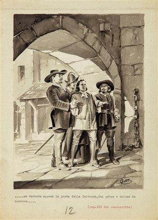 Aurelio Galleppini - La maschera di ferro, 1948