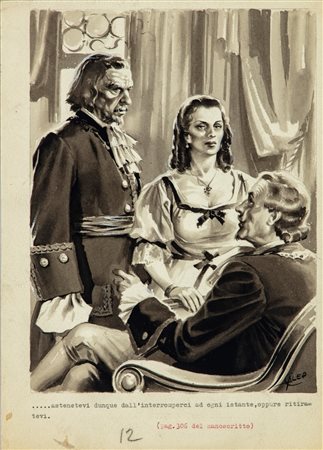 Aurelio Galleppini - La maschera di ferro, 1948