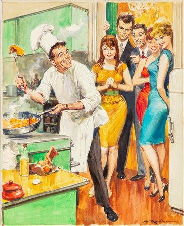 Walter Molino - Ugo Tognazzi, 60s