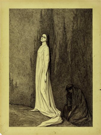 Manfredo Manfredini - Divina Commedia - Inferno, Canto  2, 1907