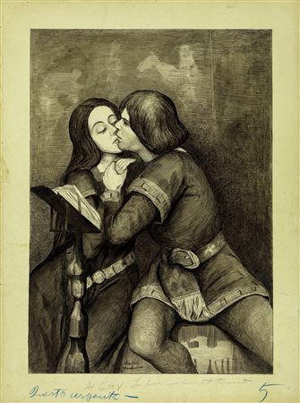 Manfredo Manfredini - Divina Commedia - Inferno, Canto  5, 1907