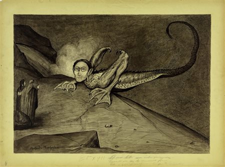 Manfredo Manfredini - Divina Commedia - Inferno, Canto  17, 1907