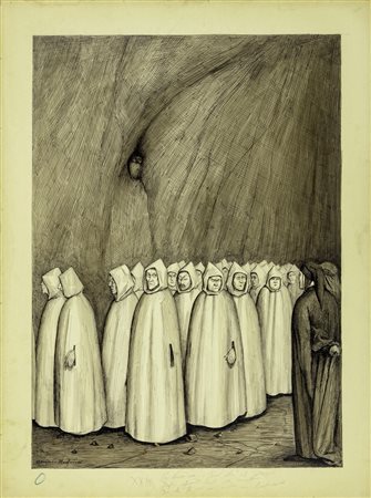 Manfredo Manfredini - Divina Commedia - Inferno, Canto  23, 1907