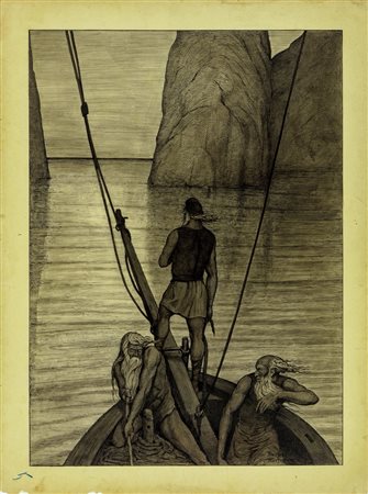 Manfredo Manfredini - Divina Commedia - Inferno, Canto  26, 1907