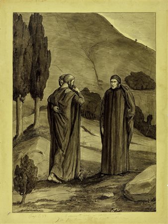 Manfredo Manfredini - Divina Commedia - Purgatorio, Canto  6, 1907