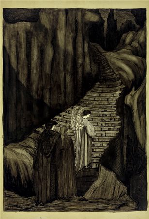 Manfredo Manfredini - Divina Commedia - Purgatorio, Canto  15, 1907