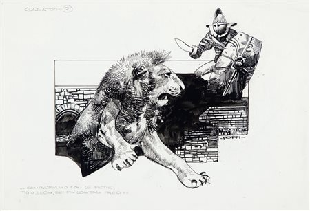 Sergio Toppi - Gladiatore, 80s