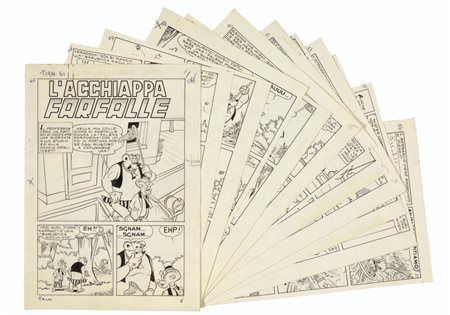 Giuseppe Perego - L'acchiappa farfalle, 1964