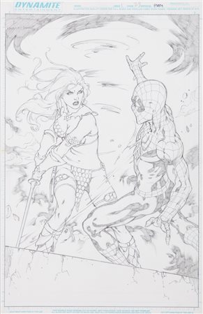 Mel Rubi - Spider-Man / Red Sonja, 2007