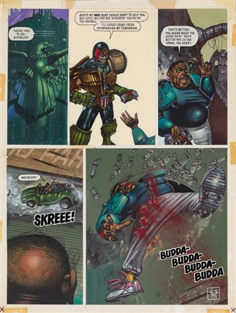 Greg Staples - Judge Dredd, 1992