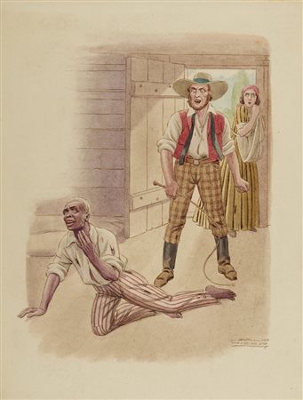 NICCO CARLO (1883 - 1973) - LA CAPANNA DELLO ZIO TOM.