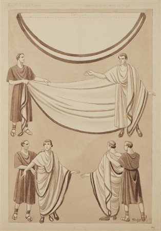 NICCO CARLO (1883 - 1973) - COME SI INDOSSAVA LA TOGA .