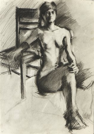 AUTORE NON IDENTIFICATO - SENZA TITOLO (MODELLA).