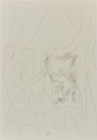 DAMIAN HORIA (1922 - 2012) - SENZA TITOLO .