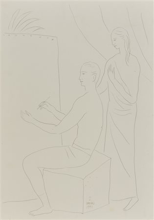 DAMIAN HORIA (1922 - 2012) - SENZA TITOLO .