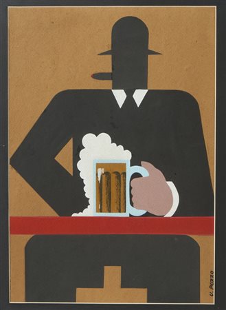 POZZO UGO (1900 - 1981) - SENZA TITOLO .