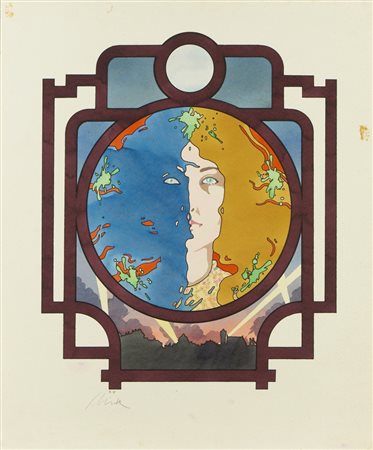 CRIDA PIERO (n. 1949) - SENZA TITOLO (LA VIGILIA).