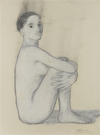 ASTORE SALVATORE (n. 1957) - DONNA SEDUTA.