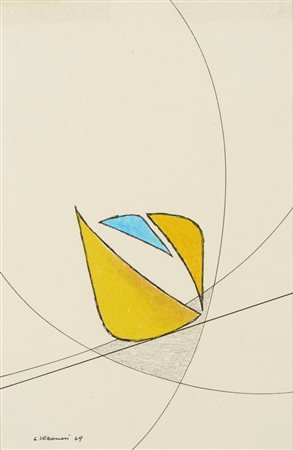 VERONESI LUIGI (1908 - 1998) - COMPOSIZIONE.