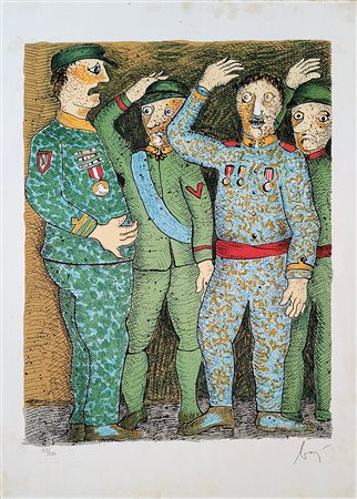 Enrico Baj, 'Senza Titolo'