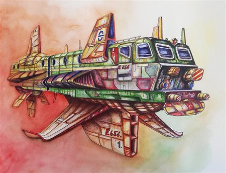 Andrea Moretti, 'Nave spaziale E-656', 2021