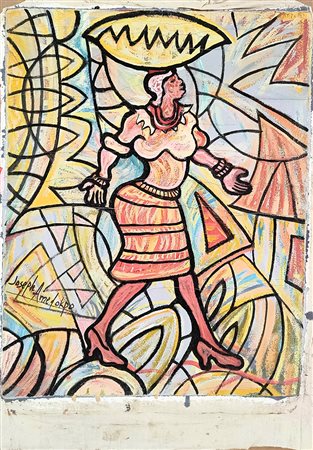 Joseph Amedokpo, 'The late evening hawker girl', 2007