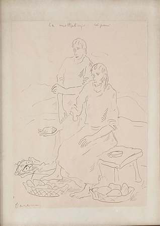 Felice Carena, 'La moltiplicazione dei pani'