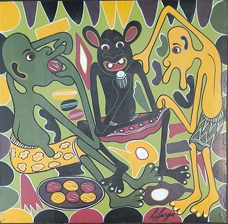George Lilanga, 'Ngoja ninywe na wewe ni tarupa unywe', 2002