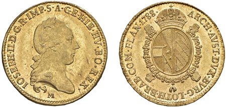 MILANO - GIUSEPPE II (1765-1790) - Sovrana 1788.
