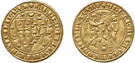 NAPOLI - CARLO I D'ANGIO' (1266-1285) - Saluto d'oro, s.d..