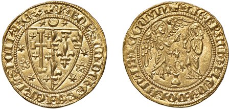 NAPOLI - CARLO II D'ANGIO' (1285-1309) - Saluto d'oro, s.d..