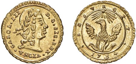 PALERMO - CARLO III D'ASBURGO (1720-1734) - Oncia 1734.