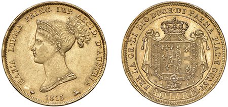 PARMA - MARIA LUIGIA (1815-1847) - 40 lire 1815, Milano.