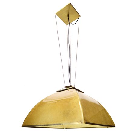 Produzione Valenti (attribuito a) (1929)  - Lampada a sospensione con struttura in fibra di vetro, 1960s