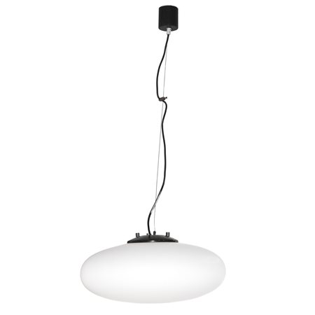 Lampada a sospensione in opaline bianco