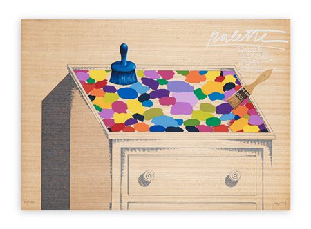 CONCETTO POZZATI (1935-2017) - Palette, 1978
