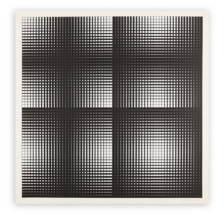 GETULIO ALVIANI (1939-2018) - Testura grafica righe, 1972