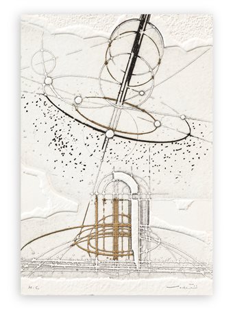 WALTER VALENTINI (1928-2022) - Accadimento stellare, 1998