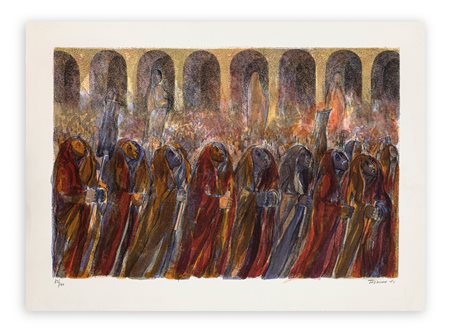 SAVERIO TERRUSO (1939-2003) - Senza Titolo, 1981