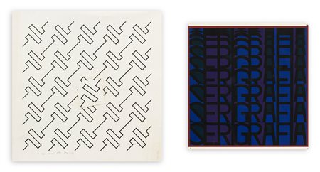 AUTORI VARI (GARCÍA ROSSI E BEPPE BONETTI) - Lotto unico di 2 opere