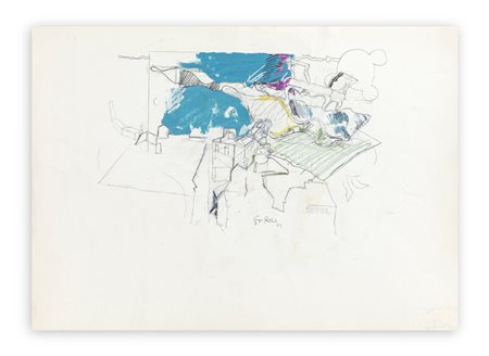 GIORGIO BELLANDI (1930-1976) - Senza Titolo (Hotel), 1969