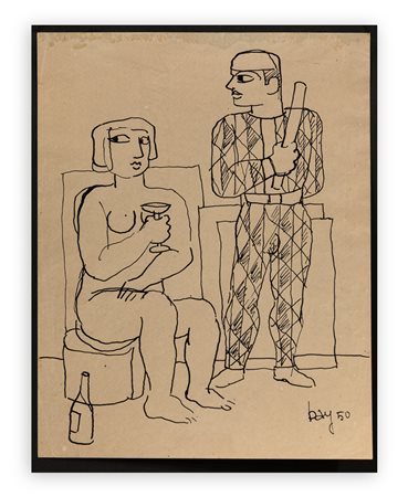 JUAN BAY (1892-1978)  - Senza Titolo, 1950