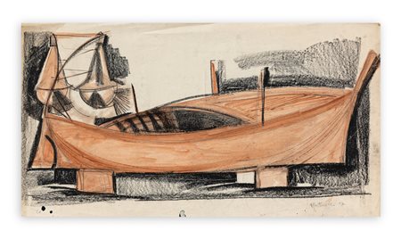 GIUSEPPE MARTINELLI (1930-2016) - Senza Titolo, 1957