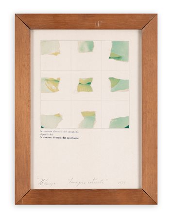 UGO CARREGA (1935-2014) - Immagine interrotta, 1977